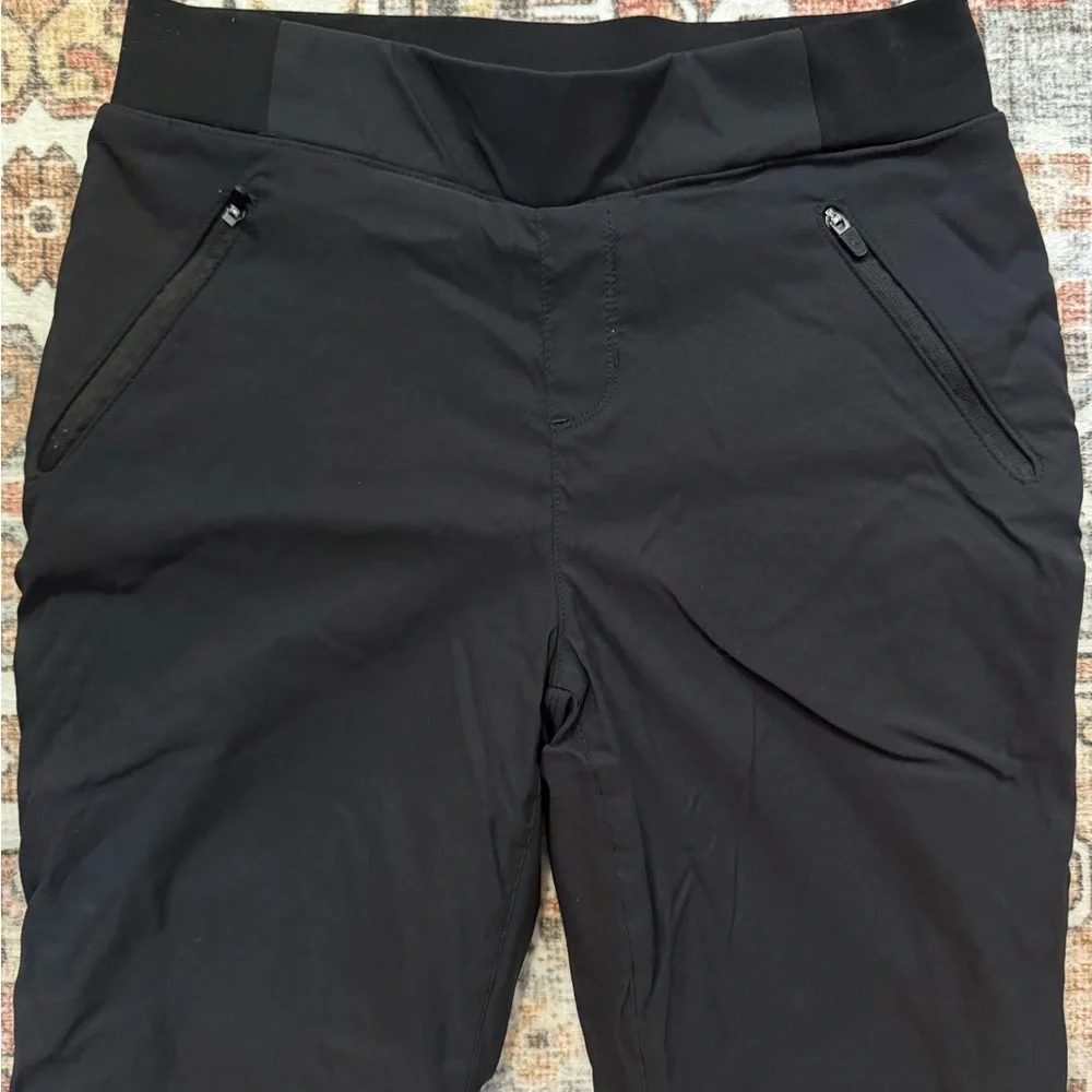 Eddie Bauer Black Warm Fleece Pants - Picture 3 of 6